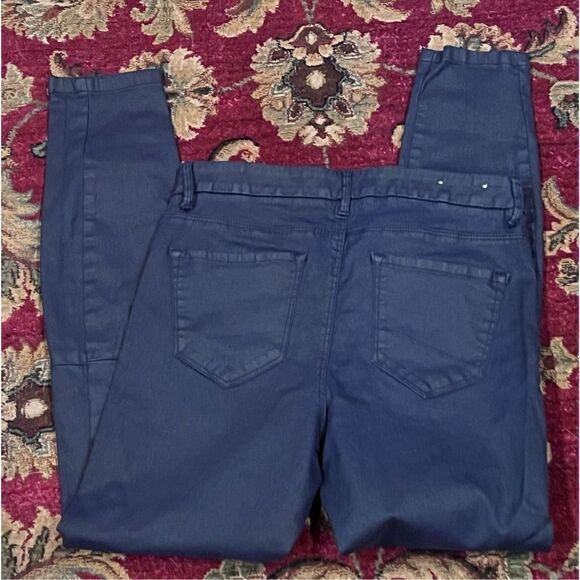 Zara Woman Premium Denim Collection Polished Denim Skinny Leg Jeans Size 6 - Picture 4 of 4